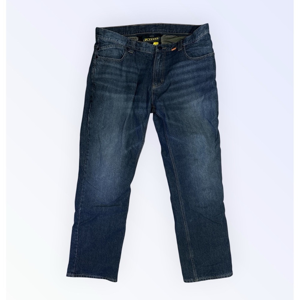 Klim K-Fifty 1 Riding Jean Mens 38 Blue Cordura Motorcycle Pants Padded